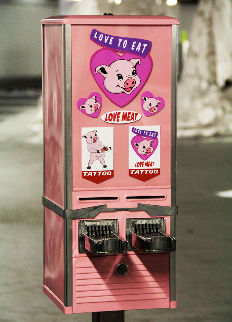 Michael Croft | Temporary Tattoo Vending Machine | Love Meat: Tin of ham | artist 