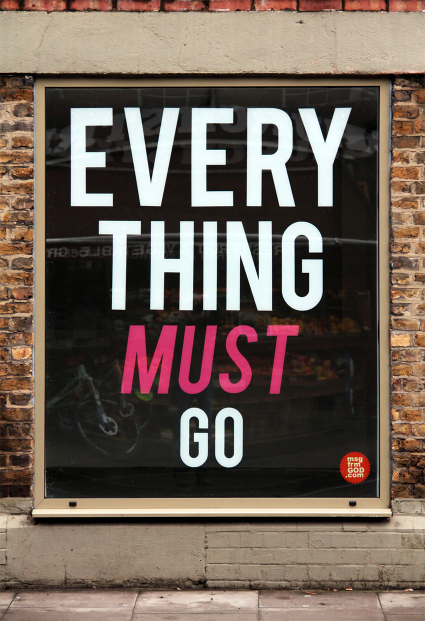Michael Croft | Artist | Every Thing Must Go | msgfrmgod.com | Building F