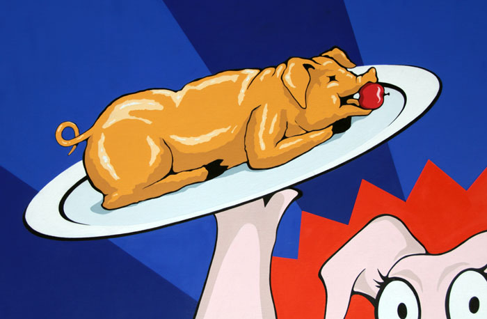 Love Meat. Hackney Farm. Michael Croft. / Artist /