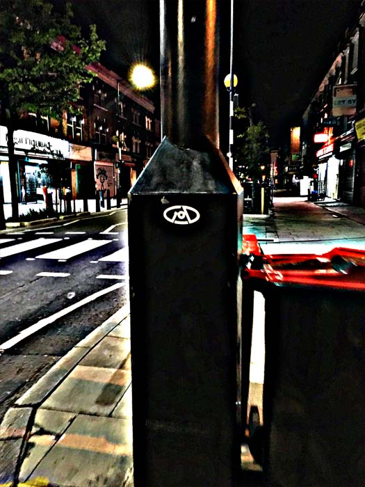 ISONERV | God Logo Hackney Surveillance CCTV | Hackney | Chatsworth Road
