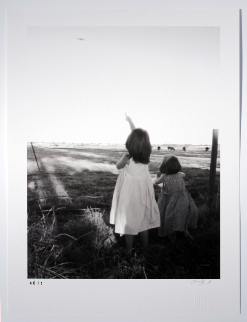 Michael Croft | Artist | photograph of a UFO sighting | Norfolk. UK