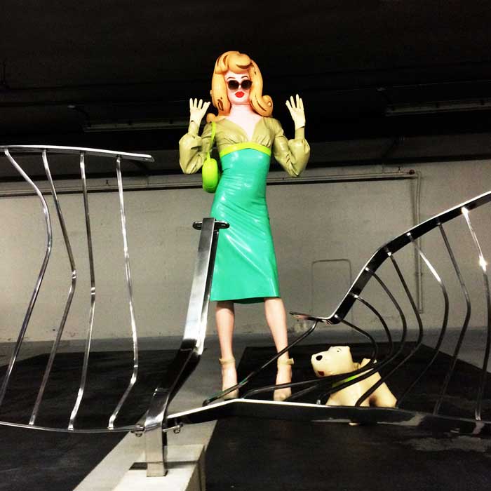  Celebrity Pandemonia Panacea with sculpture by Michael Croft. | Retard | Art /