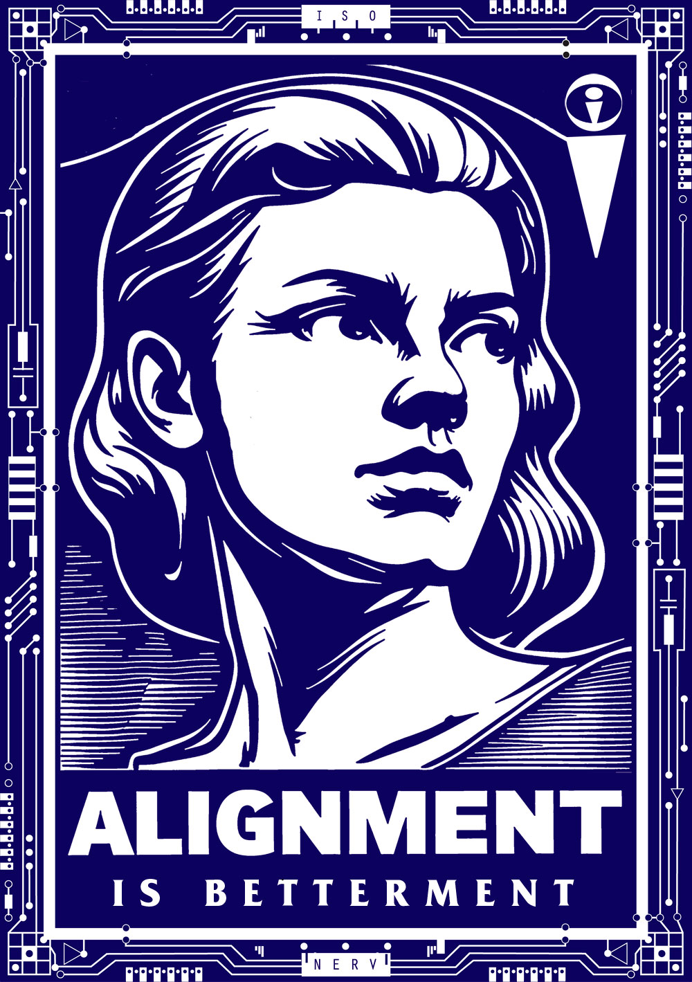 Alignment is Bettermemt | Michael Croft | Screenprint | Art 