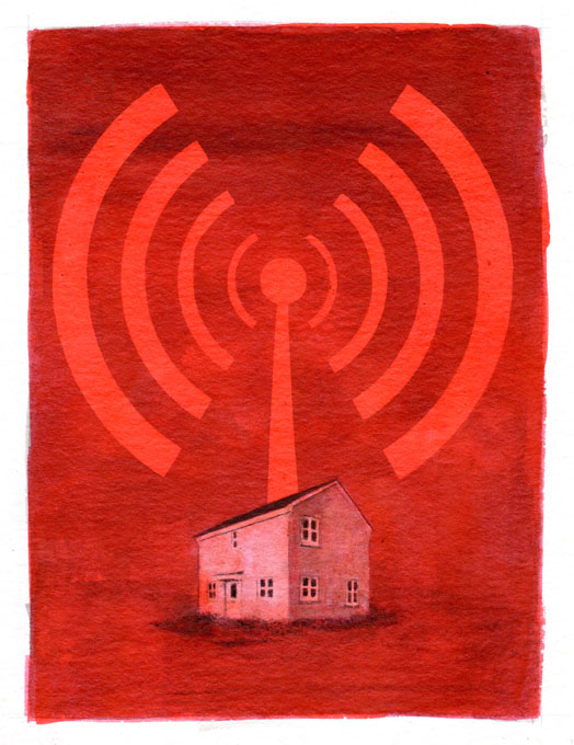 Commune | Michael Croft | Ink drawing