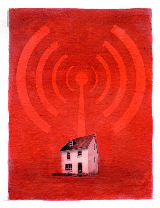 Commune | Michael Croft | Ink drawing