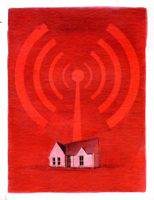 Commune | Michael Croft | Ink drawing