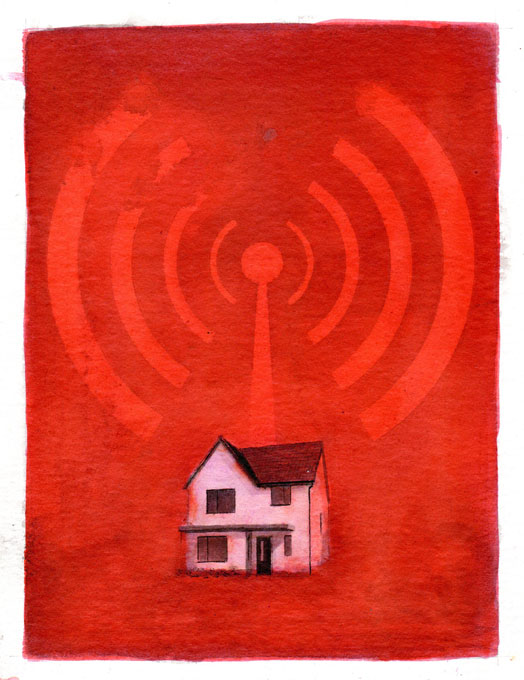 Commune | Michael Croft | Ink drawing