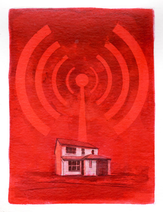 Commune | Michael Croft | Ink drawing