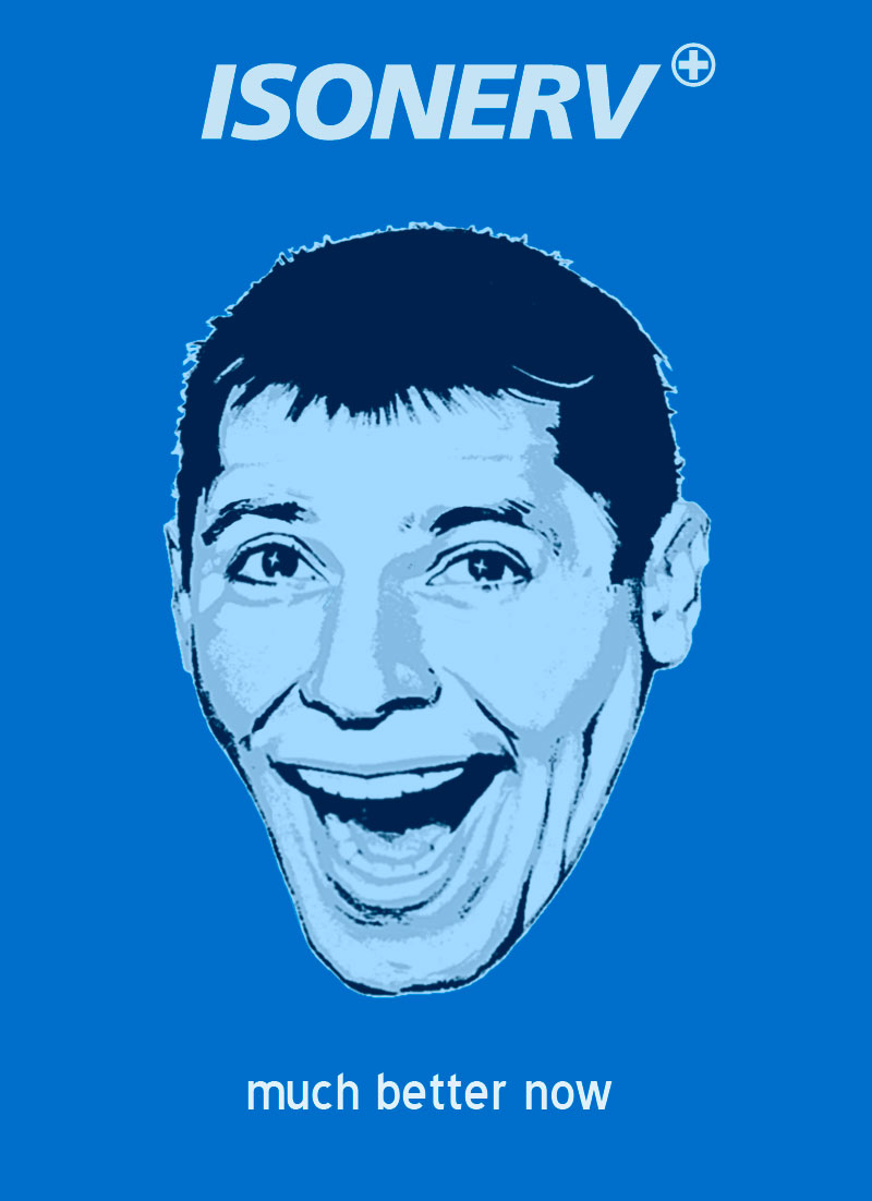 ISONERV | isonerv plus |much better now | Hackney magnetic poster print 