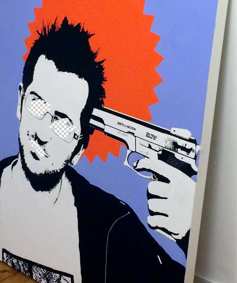 Banksy Painting | The Gamble | Banksy unmasked | oil on canvas | ISONERV | Artist